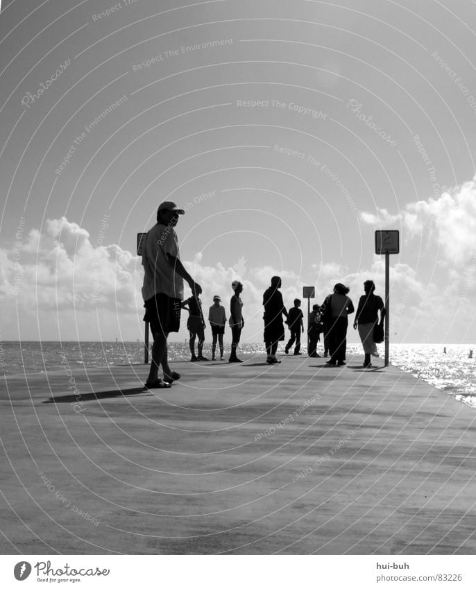 vantage point Ocean Vacation & Travel Footbridge Hotel Tourist Places Group Human being Walking Looking Vantage point Freedom Trip Village Shadow