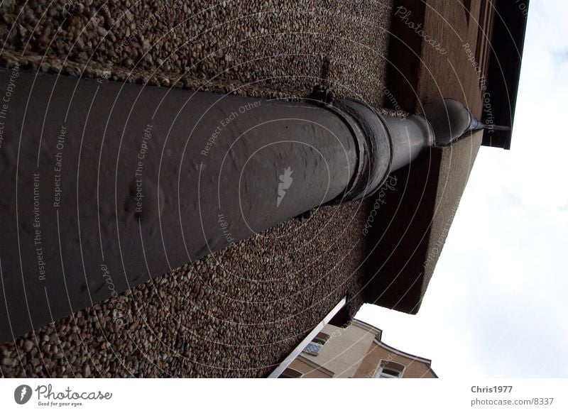 pipe Rain gutter Stuttgart Architecture Perspective Pipe