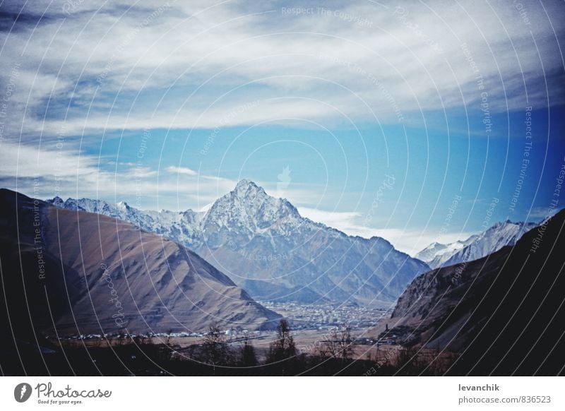 KAZBEGI Healthy Medical treatment Beautiful moutains Sky blue kazbegi Colour photo Multicoloured Morning