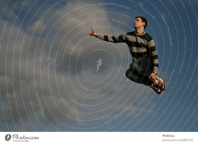 flight Jump Clouds Stripe Joy Sky Indicate Level Aviation Jens