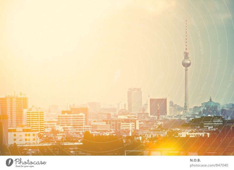 Berlin shines Capital city Downtown Deserted House (Residential Structure) High-rise Dome Berlin TV Tower Victory column Oberpfarrkirche zu Berlin Discover