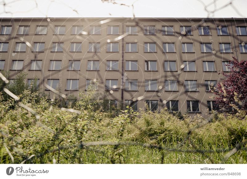 Sea side of a block of the Prora complex Vacation & Travel Tourism Trip Adventure Sightseeing City trip Expedition Summer Summer vacation Sun Beach Ocean