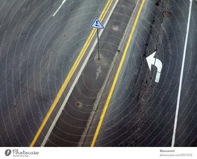 Who are you?! Places Airport Transport Traffic infrastructure Motoring Street Highway Bridge Sign Characters Signs and labeling Signage Warning sign Road sign