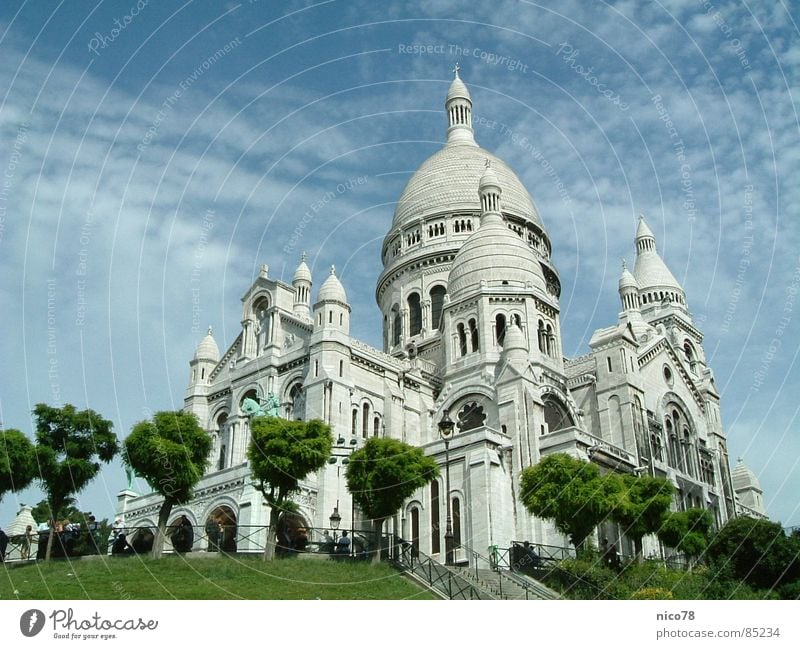 Basilique du Sacré-Cœur Church Paris Montmartre House of worship churches sacral building sacral buildings