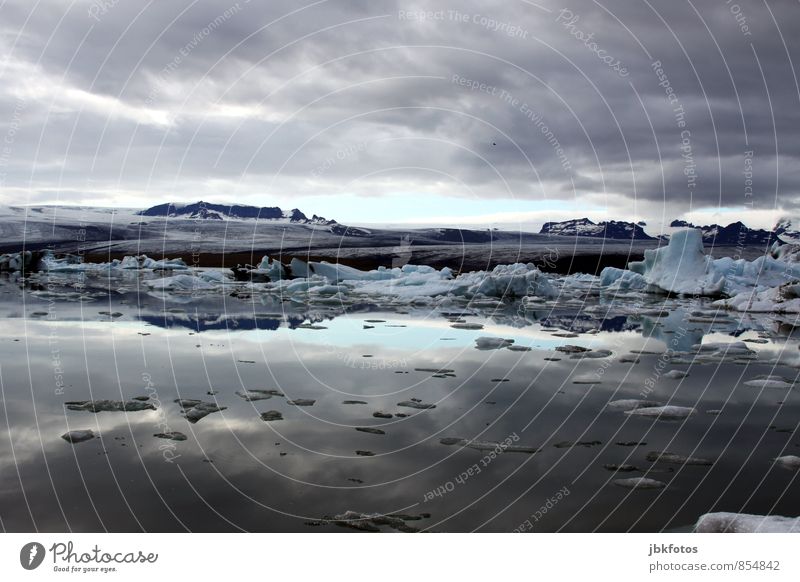 ICELAND / Ice Bucket Challenge Environment Nature Landscape Plant Elements Earth Water Clouds Storm clouds Summer Climate Climate change Frost Glacier Dirty