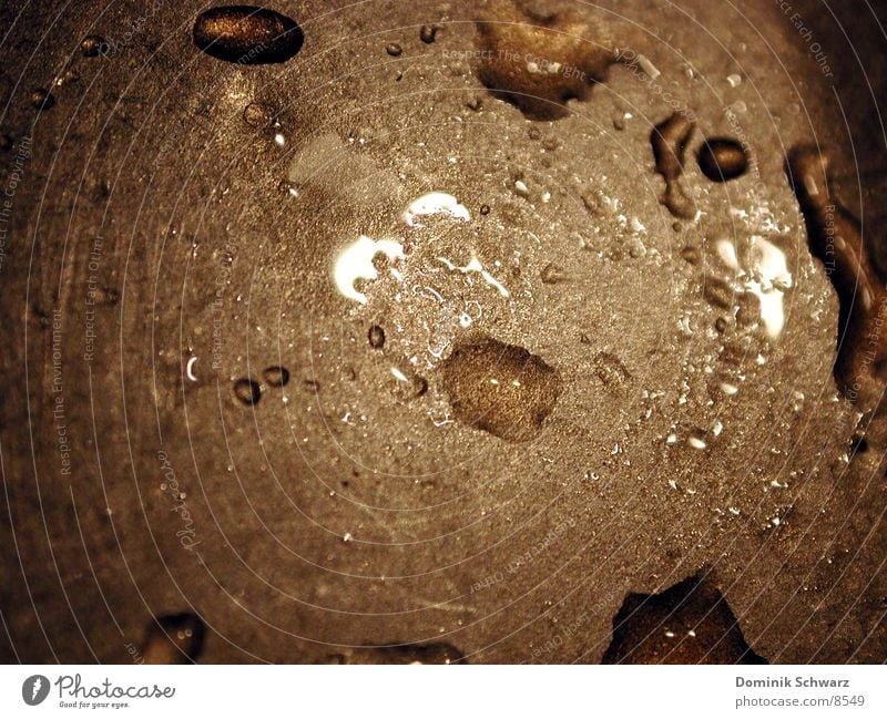 wipeable Macro (Extreme close-up) Surface Reflection Kitchen Drops of water Detail Metal Water Fluid