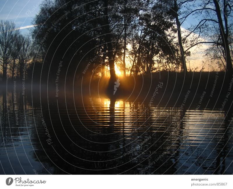 the_spree Sunset Spree Kayak Still Life River Brook Evening Water Vacation & Travel