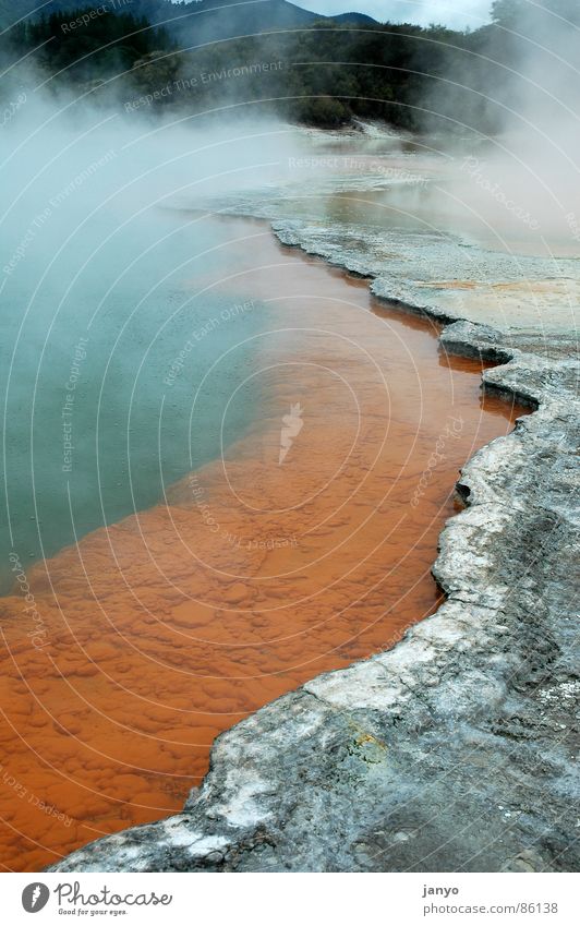 Wai-o-tapu Rotorua Geyser Volcanic New Zealand Water Stone Minerals abstract geothermal elemental Colour Volcano Surrealism