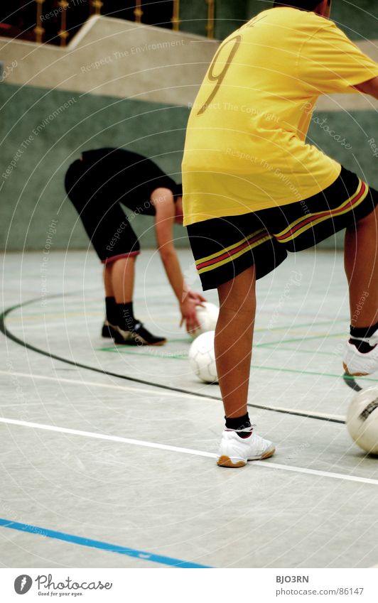 to the balls, boys! Lie Sports ground Gymnasium Practice Stands Looking Situation Stoop Black Yellow Green Stripe 9 Jersey Training vest Hand Watchfulness Brown