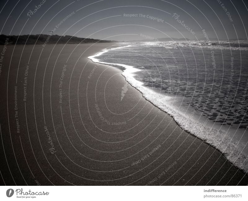 for a better tomorrow Beach Sky Italy Ocean Water sea waves landscape Sand clouds Sepia