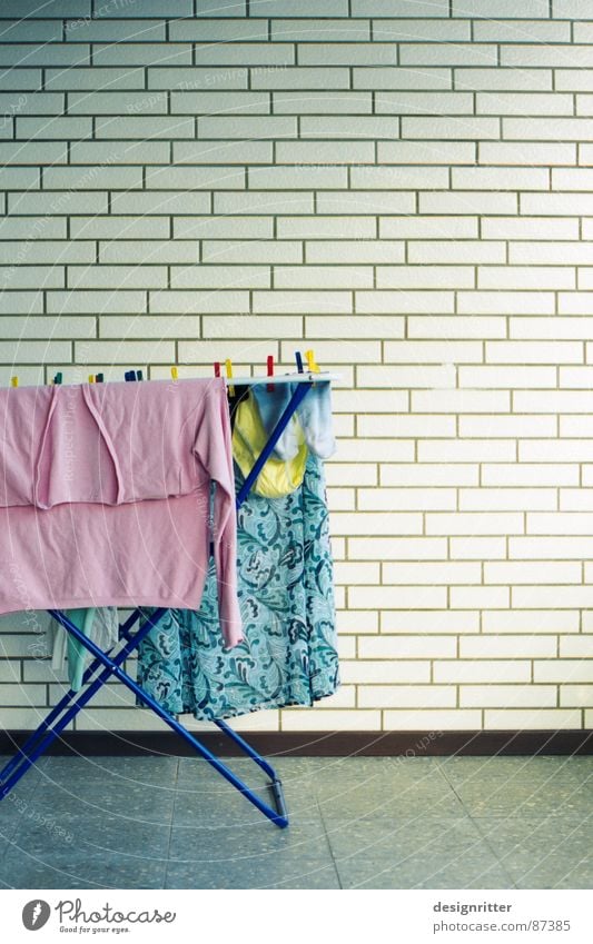 laundry Tumble dryer Laundry Pink Pastel tone Pallid Yellow Underpants Stockings Household wash clothes light socks