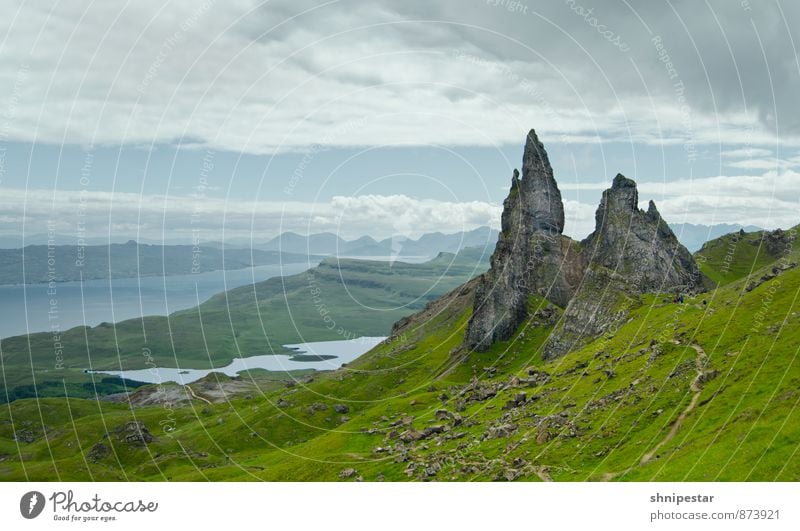 Old Man of Storr III Isle of Skye, Scotland Vacation & Travel Tourism Trip Adventure Freedom Expedition Mountain Hiking Environment Nature Landscape Elements