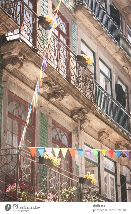 postage Porto Portugal Town Port City Downtown Old town House (Residential Structure) Manmade structures Building Architecture Wall (barrier) Wall (building)