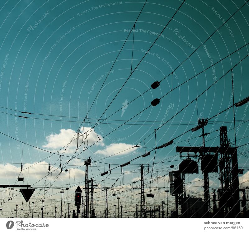 3.3 High-rise Frankfurt Railroad Brown Sky Transport Train station high-rise festival Skyline Central station clouds