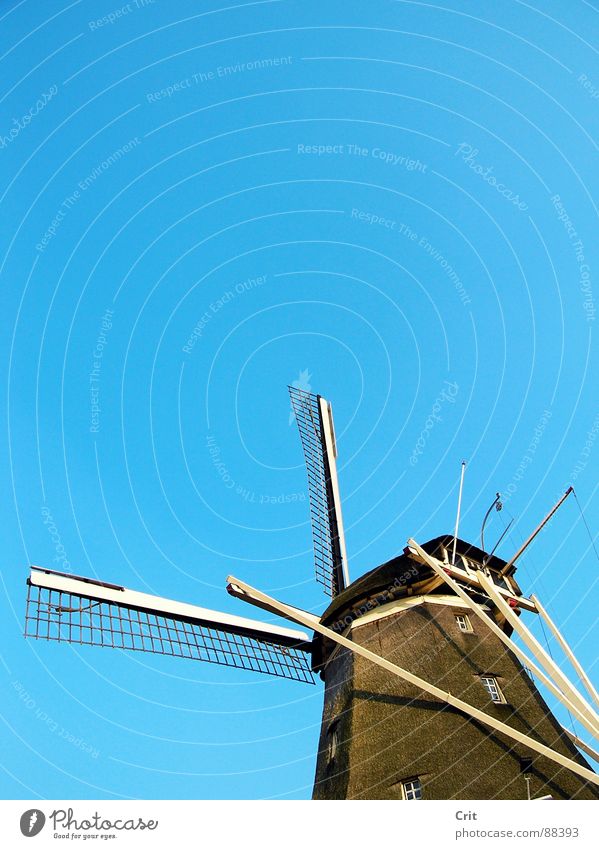 windmill Sky Old-school Minimal Industry Wind Energy industry old maggot minimalistic Farm blue