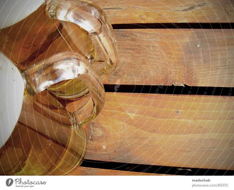 Beer in a beer mug or beer glass, which encourages drinking beer at a party or in the beer garden and helps against thirst Food Nutrition Drinking