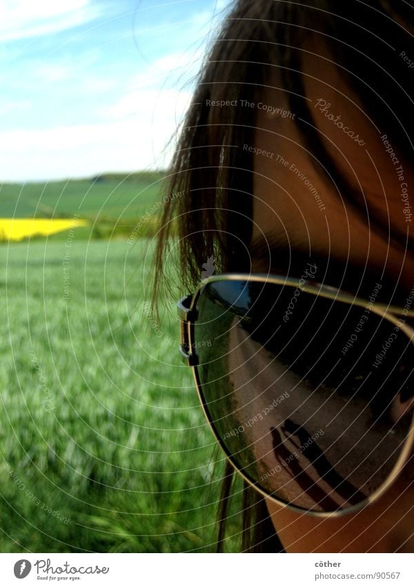 Casting shadows Eyeglasses Spring eye Eyes clear sun