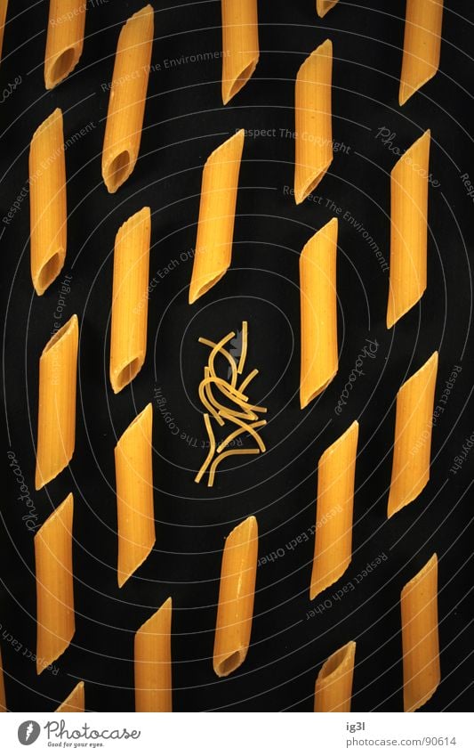 maverick Noodles Dough Equal Outsider Border Deprivation Racism Nutrition Food Adjust Direction Broken Destroy Loneliness Yellow Black Background picture