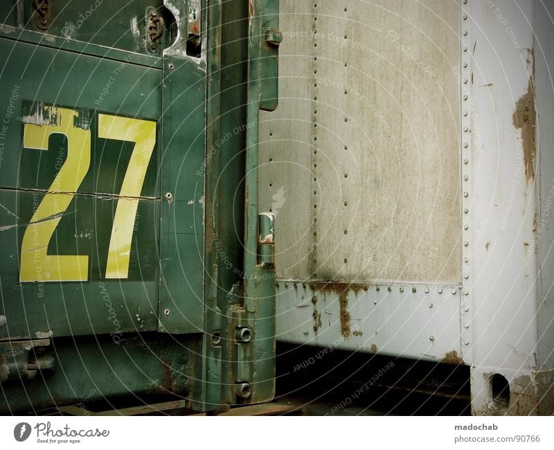 2TWENTYSEVEN7 TWO Logistics Typography Lettering Steel Extra Complementary colour Multicoloured Corner Truck Digits and numbers Jubilee Public Holiday Mobility