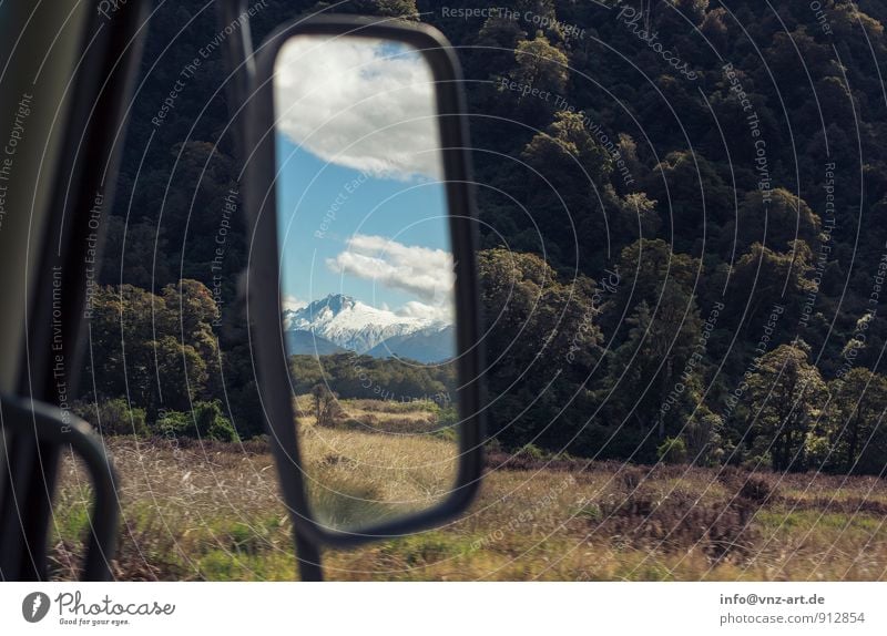 mirror Environment Nature Landscape Plant Animal Sky Clouds Climate Weather Beautiful weather Grass Foliage plant Forest Alps Mountain Snowcapped peak Glacier