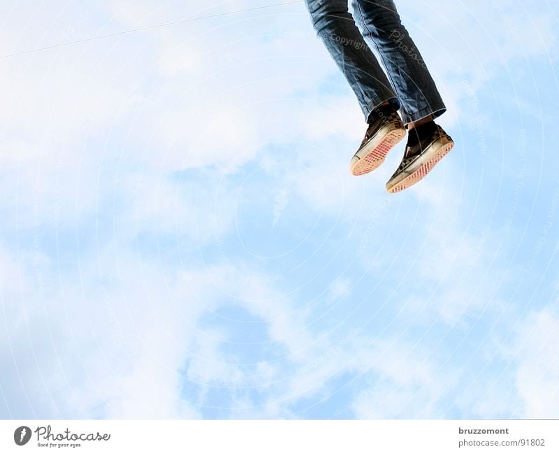 Coming down... Hover Departure Houston Vertical Clouds The Assumption Joy Sky Beginning Jeans Feet trend shoe blue stain high as a kite