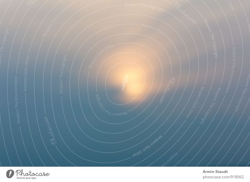 Blurred sky with sun Design Far-off places Summer Sun Environment Nature Air Sky only Clouds Authentic Dark Simple Infinity Bright Soft Yellow Black Emotions