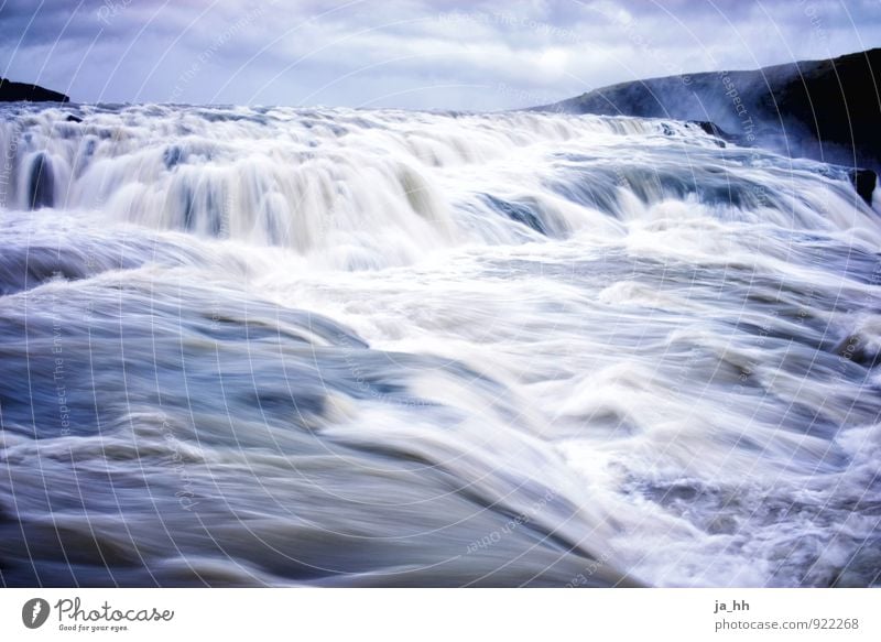 Waterfall Iceland Nature Landscape Elements River Movement Transience Electricity Waterway Whirlpool Force Suction Selfoss Reykjavík Force of nature Rapid