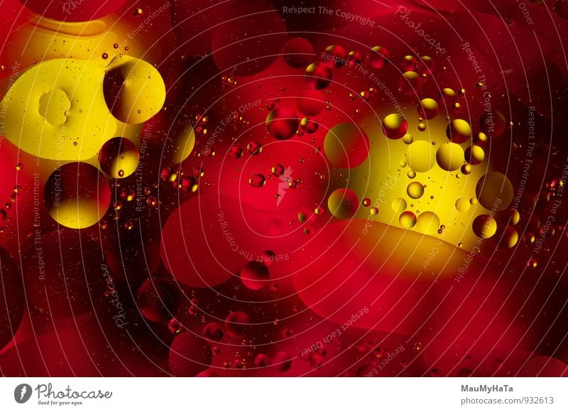 abstract forms with fluids Design Science & Research Nature Drop Yellow Creativity Oil Water Bubble Backgrounds Gold Illuminate Backdrop Circle S-shape