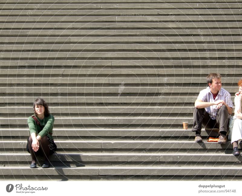 Lisa on the stairs Summer Vacation & Travel Break Calm Gendarmenmarkt Weekend Stairs Trip Town