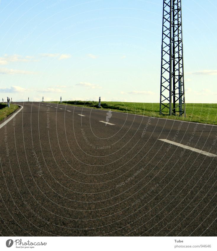 To the horizon - To the left II Clouds Meadow Green White Home country Saxony Exterior shot Grass Horizon Agriculture Field Hole in the ozone layer Ozone layer