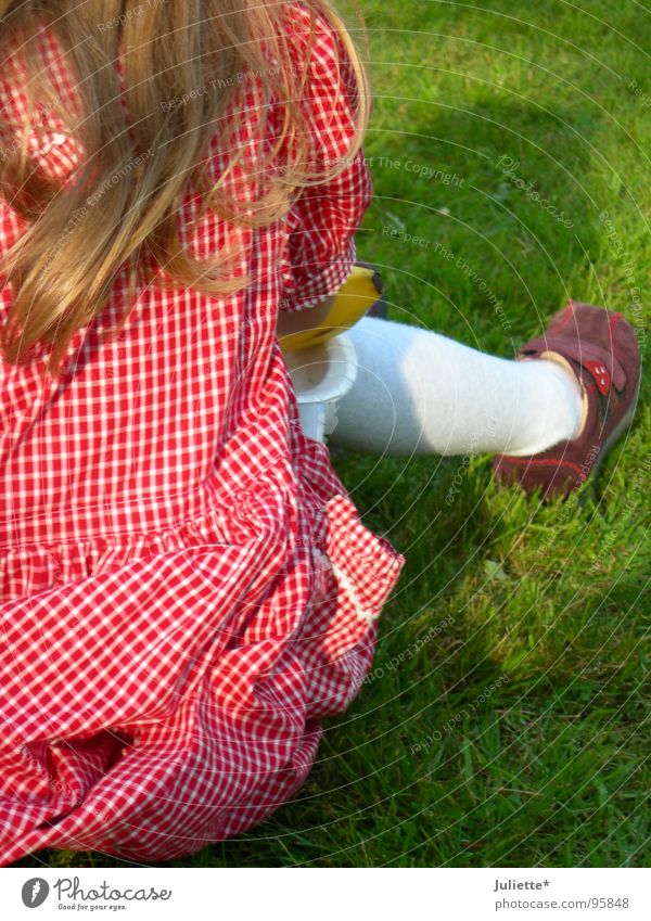 Favorite color pink Pink Girl Footwear Violet Meadow Blonde Child Summer Loneliness Hair and hairstyles Beautiful