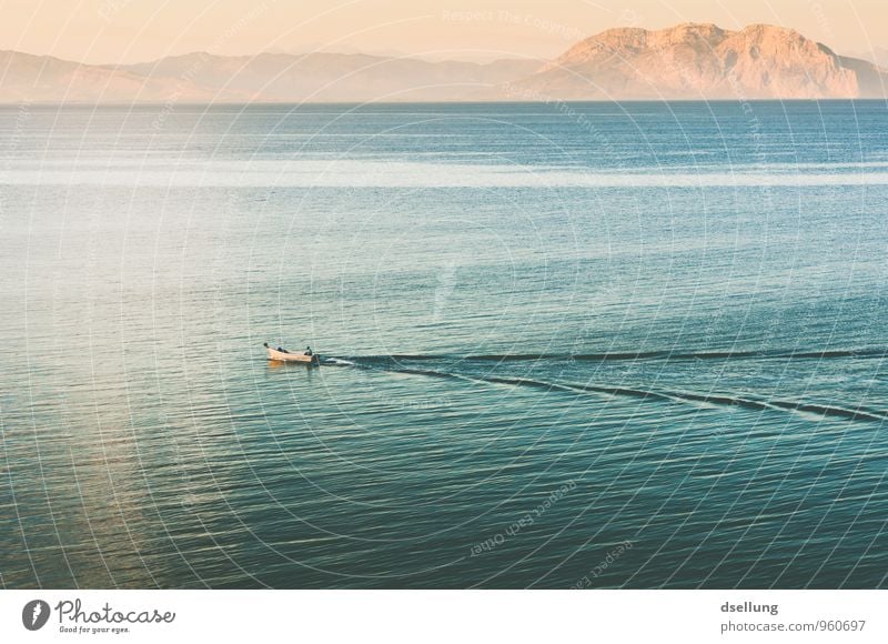 Gulf of Patras Environment Nature Water Sky Summer Beautiful weather Hill Mountain Waves Coast Ocean Mediterranean sea Free Friendliness Cliche Warmth Blue