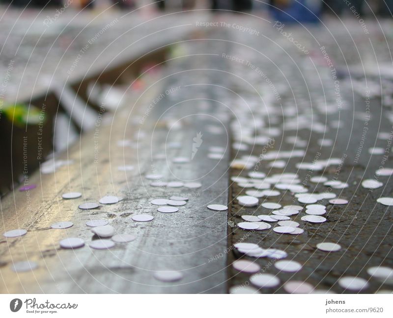 Carnival on rails Railroad tracks Near Confetti Tram Commuter trains Macro (Extreme close-up) Close-up Detail Marko