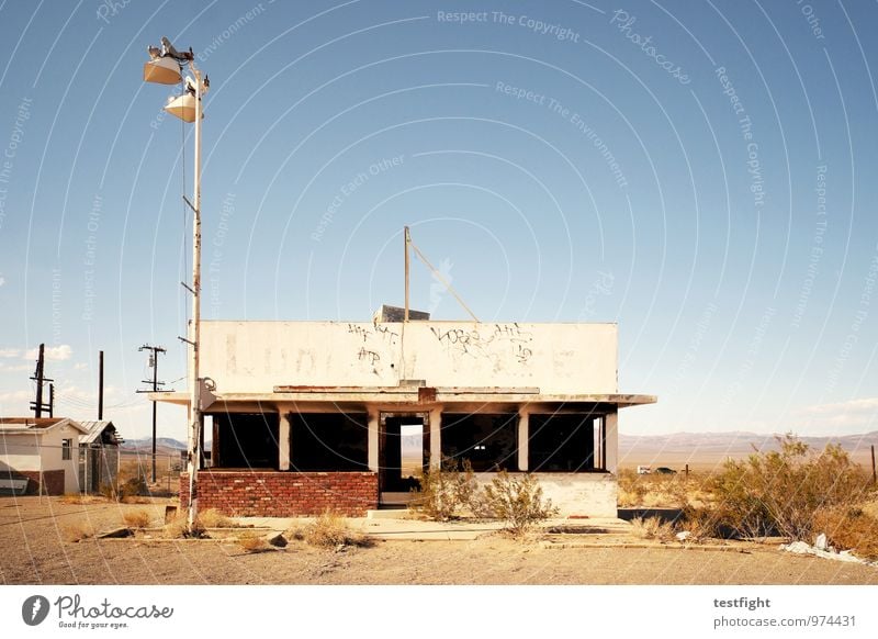 abandoned homes Deserted Manmade structures Building Architecture Decline Past Transience Old Going Loneliness Destruction USA Route 66 Warmth Sun Hot Broken