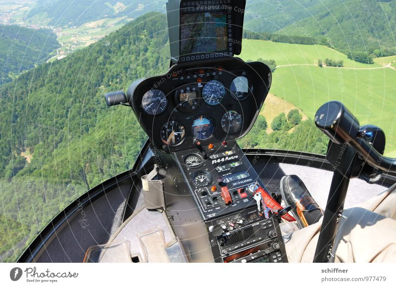 altimeter Feet Environment Nature Landscape Plant Meadow Field Forest Mountain Aviation Helicopter Cockpit Pilot Flying Green Measuring instrument Display