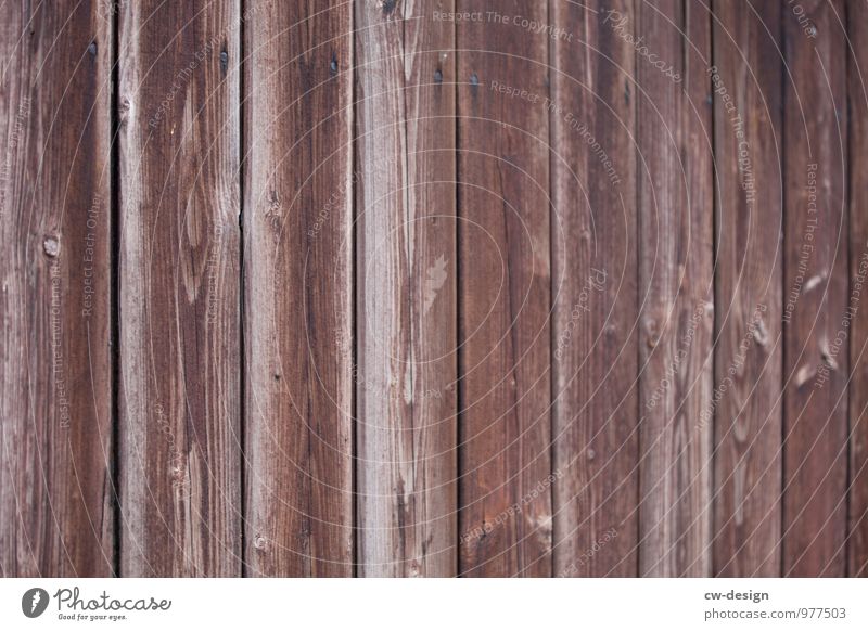 all slats on the fence Wall (barrier) Wall (building) Facade Wood Old Sustainability Natural Retro Gloomy Town Brown Gray Idea Creativity Symmetry Wood strip