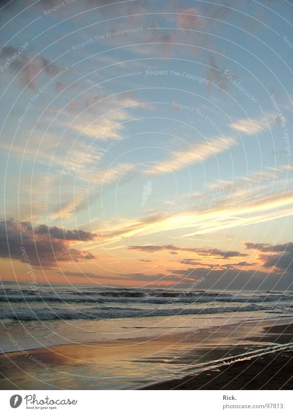 Colorful Sky. Turkey Storm 2006 Tornado Ocean Sunset Vacation & Travel Gorgeous Reflection Beach Clouds Sea water Lake Longing Hot Wind Wet Bad weather Gale