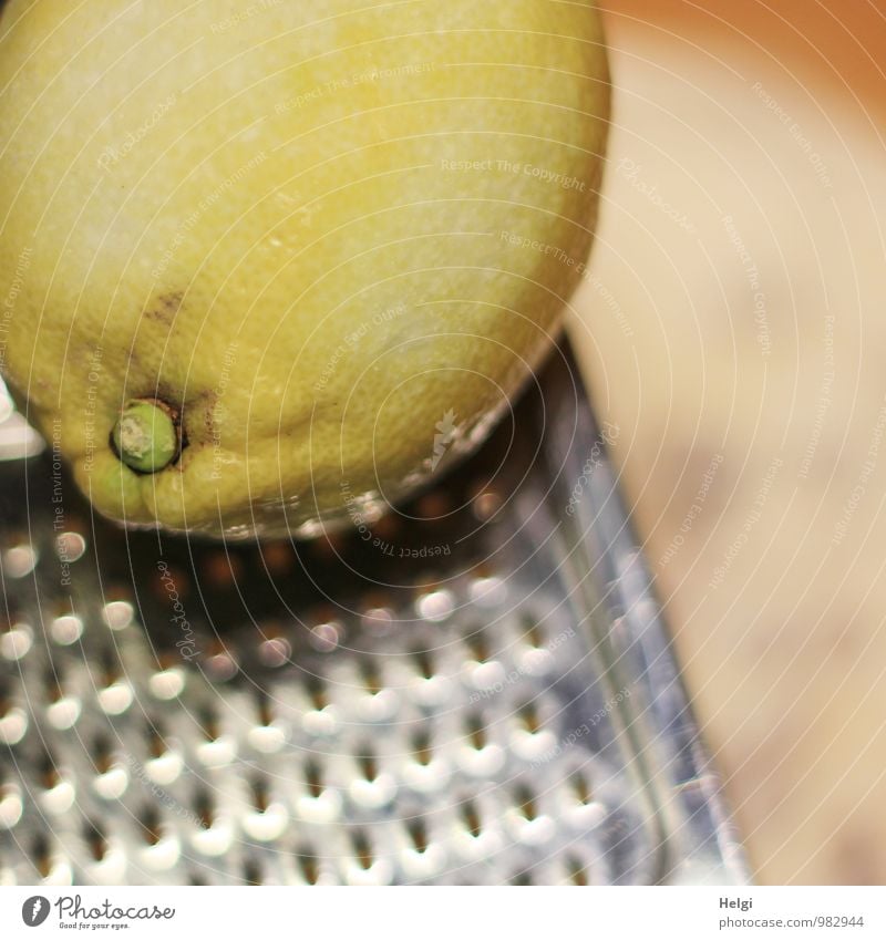 grate lemon... Food Fruit Lemon Organic produce Lemon peel Nutrition Grater Lie Authentic Exceptional Fresh Glittering Natural Sour Brown Yellow Silver