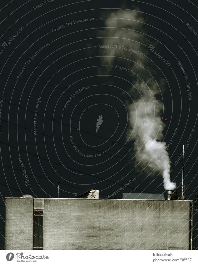 Dark Sky Factory Storm Eerie Environment Building Railroad Black Industry Thunder and lightning Weather Rain Before cham Nature natural event Smoke Earth Image