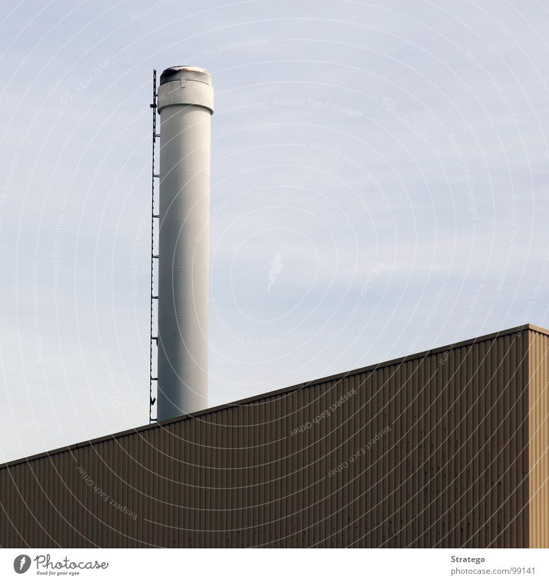 crashed chimney sweeper House (Residential Structure) Building Corrugated sheet iron Factory Clouds Long Thin Majestic Winterthur Calm Serene Loneliness