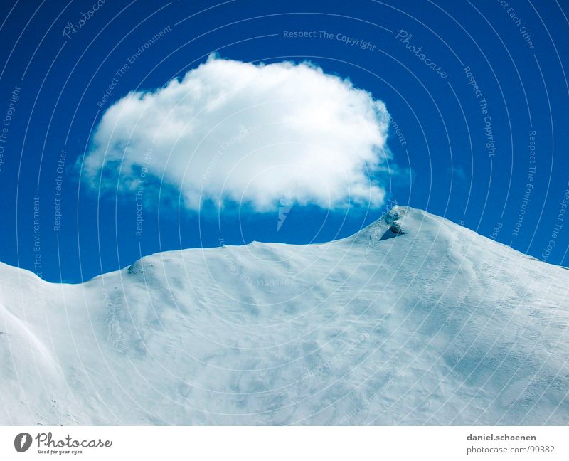 deep powder snow Clouds Peak Mountaineering Hiking Switzerland Winter Sky Alps Snow Ice Point Weather Climbing