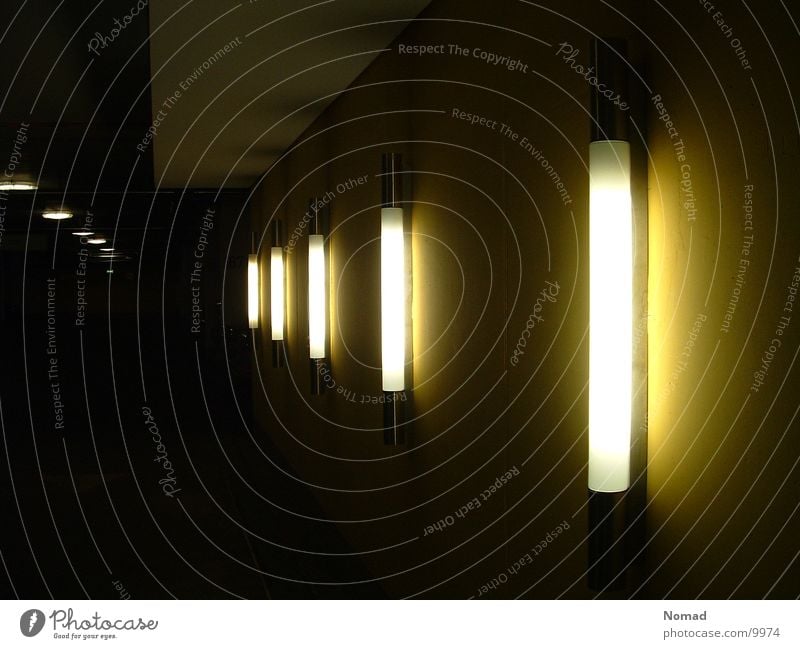 The Light Lamp Yellow Dark Underground garage Architecture Light (Natural Phenomenon)